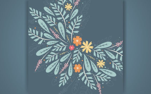 Decorative Floral Background SVG: Graphics & Backgrounds