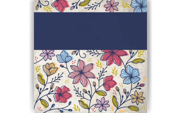 Decorative Floral Pattern Design SVG: Graphics & Patterns
