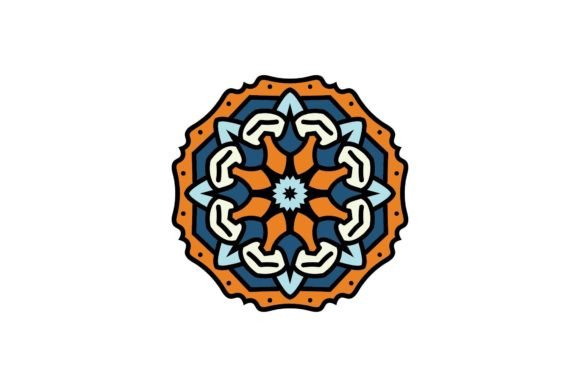 Decorative Mandala Color Icon: A Graphics & Icons Review
