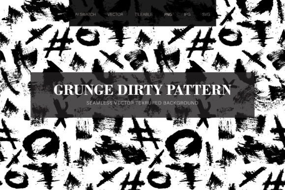 Grunge Dirty Seamless Pattern: Graphics & Patterns for Local Branding