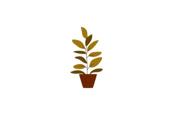 Potted Plant Decorative Icon: Graphics & Icons Review