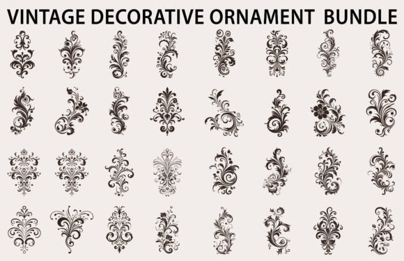 Vintage Decorative Element Vector Set: A Designer Review